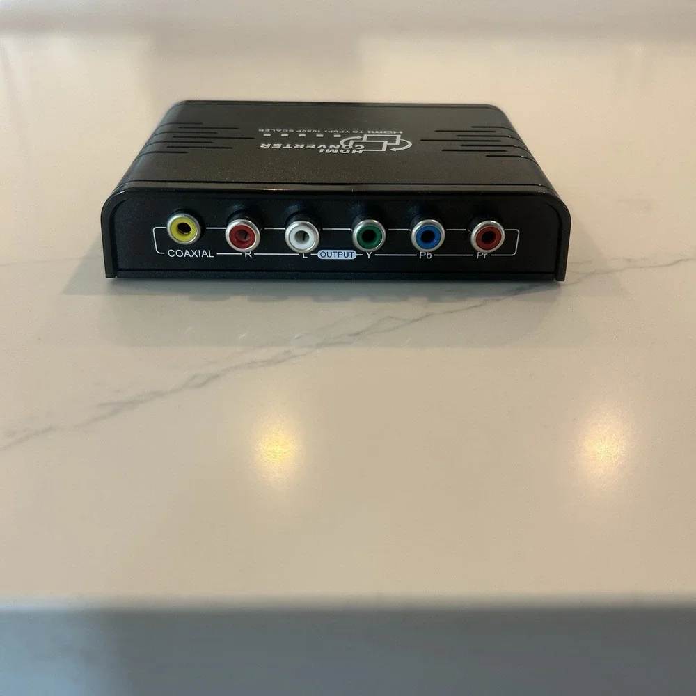 HDMI CONVERTER HDMI TO YPbPr 1080P SCALER - POWER CORD INCLUDED